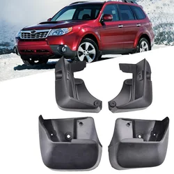 Car Front Rear Mud Flaps Mudguards Splash Guards 4Pcs/Set For Subaru Forester SH 2008 2009 2010 2011 2012 2013 J1010SC020