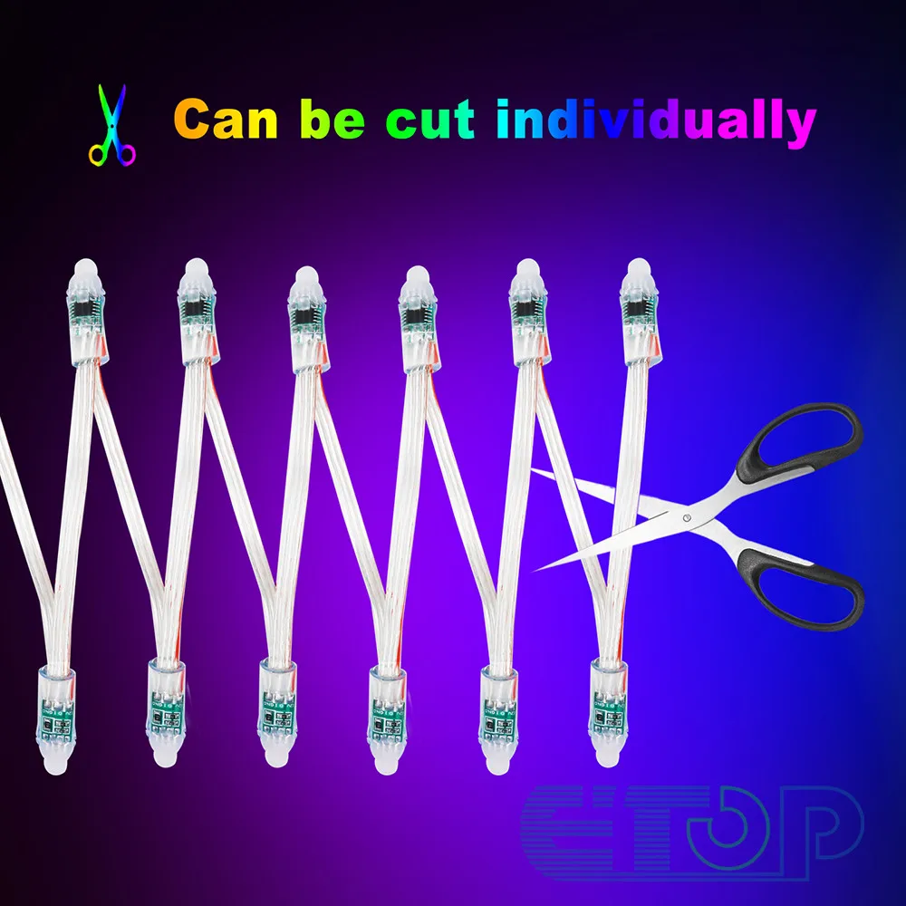 Smart Fairy String Lights, Freecube 33FT Rgb Led String Lights Voor Indoor Outdoor Decoratieve Slaapkamer Patio, App Controle