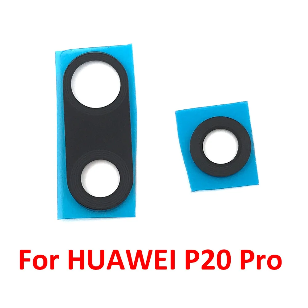 For Huawei P20 P30 P40 P50 Pro Lite E 5G Back Rear Glass Camera Lens With Adhesive Replacement