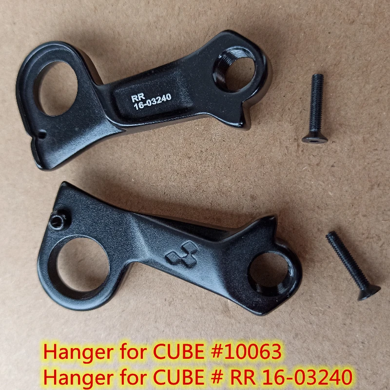 2pc bike Mech dropout for Cube #10063 #RR 16-03240 Cube Axial WS Agree Hybrid Litening Cross Race bicycle rear derailleur hanger