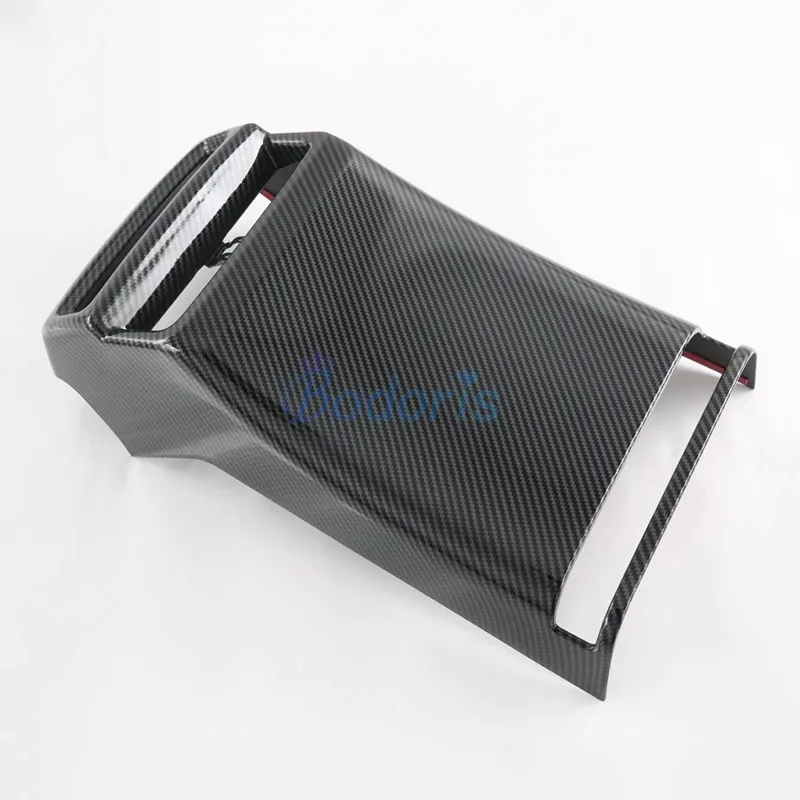 

Interior Carbon Fiber Color Rear Seat Air Vent Cover AC Outlet Moulding Trim Panel Sticker For ISUZU DMAX D-MAX D MAX 2021 2022