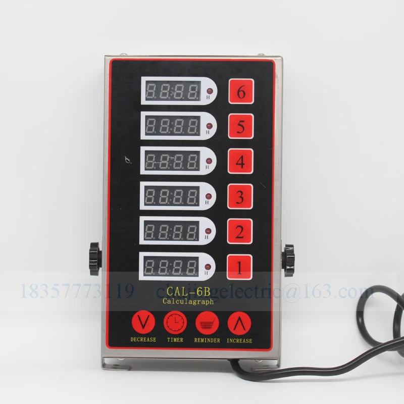 Nhà Bếp 6 Calculagraph 6 Kênh Hẹn Giờ Nhắc Nhở Đồng Hồ Bấm Giờ Sử Dụng Thương Mại Bếp Đa Kênh Hẹn Giờ