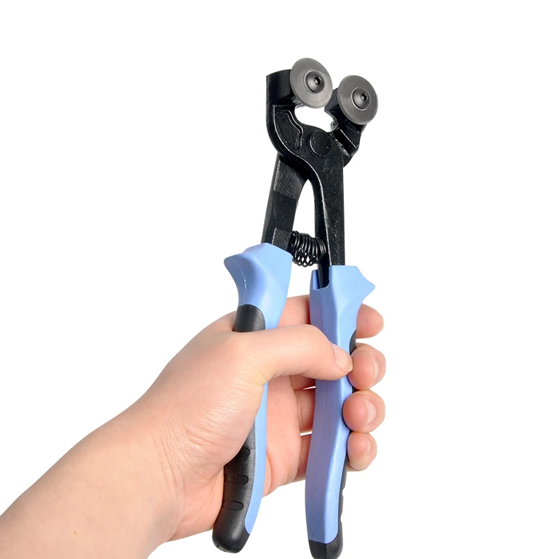 Tile And Glass Cutter for Ceramic Floor Mirror Stained Glass Twin Wheel Fix Mosaic Cutter Trimmer & Nipper Pliers
