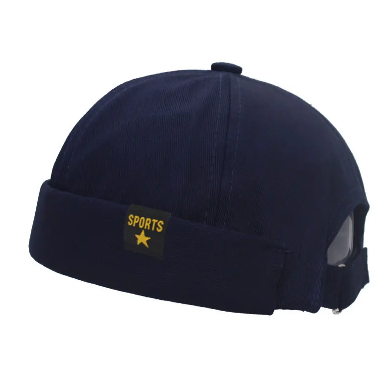 Fisherman Men Brimless Beanies Skull Docker Cap Miki Men Hats For Women Caps Five Star Worker Rolled Cuff Sailor Male Bucket Hat