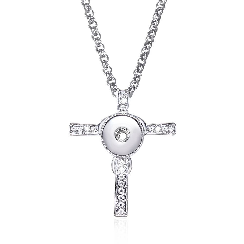 

dye sublimation blank cross necklaces pendants hot transfer printing jewelry accessory 15pcs/lot