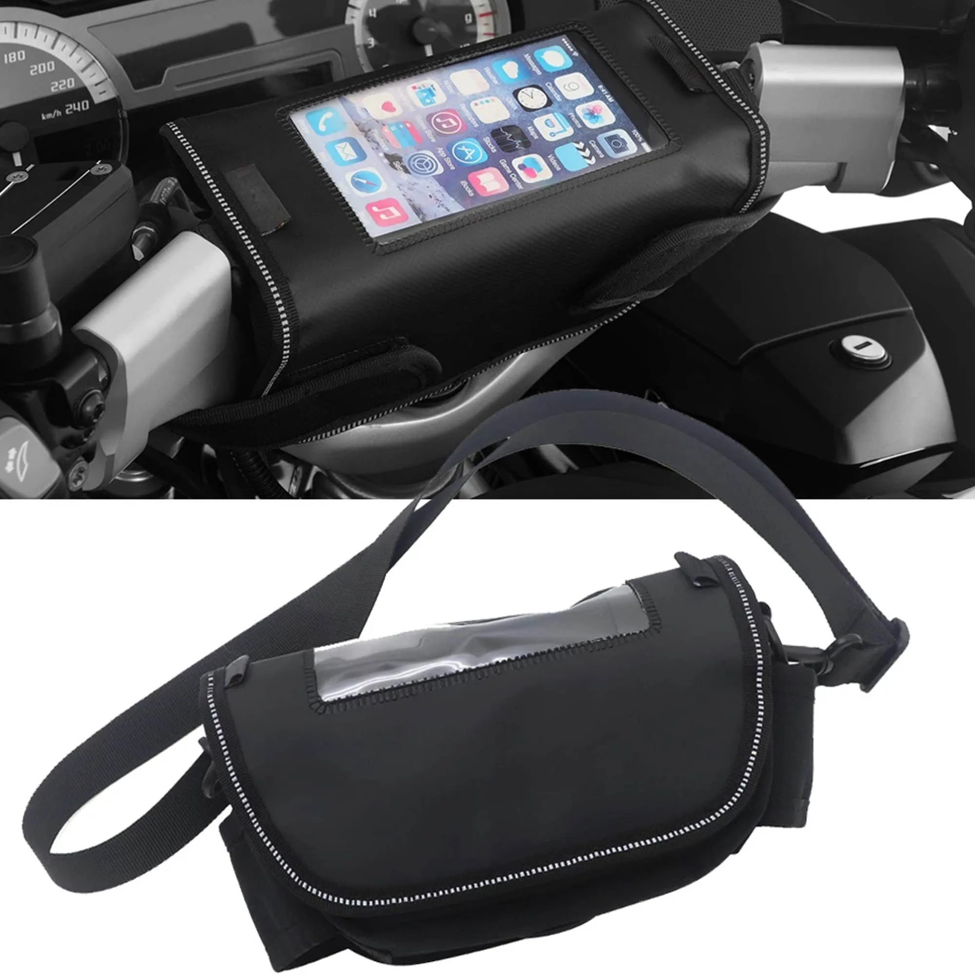 

For BMW K1600B GT GTL R1200RT LC R1100R RT R850R RT Motorcycle Handlebar Waterproof Bag Travel R1250RT 2020 2021