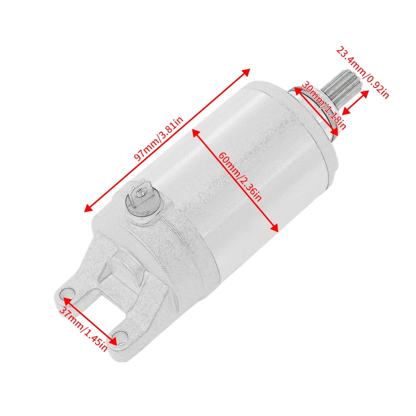 

Motorcycle Engine Starter Motor Power Control For Triumph Daytona 675 R (VIN 564948/381274/381275/564948) OEM:T1311111 T1310040