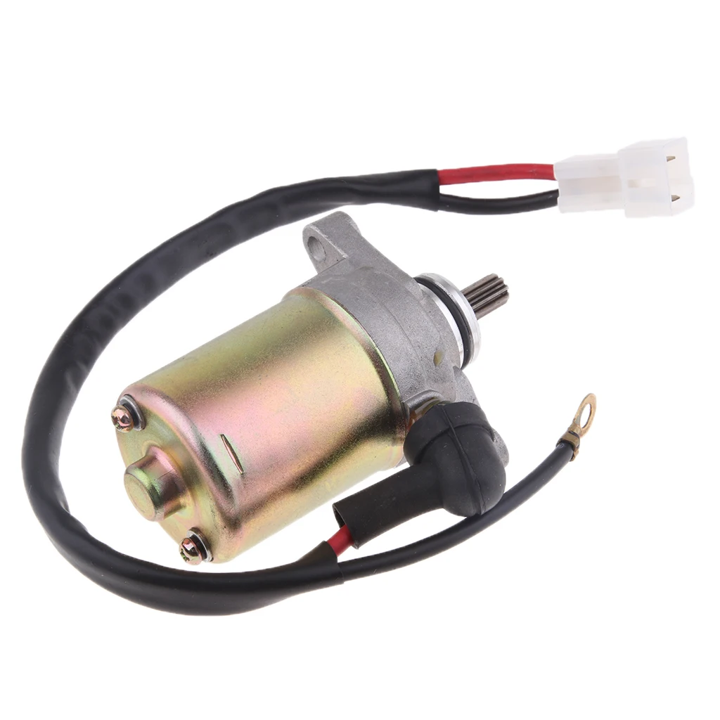 Starter Motor For 50cc 2-stroke Minarelli 1PE40QMB Jog Engines. 9-SPLINES