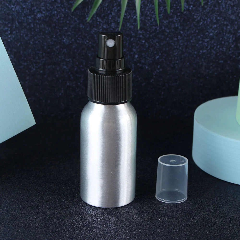 30/50/100ml Aluminum Empty Bottle Mice Spray Bottle Fine Mist Aluminum Refill Travel Bottle Essential Oil Spray Bottles