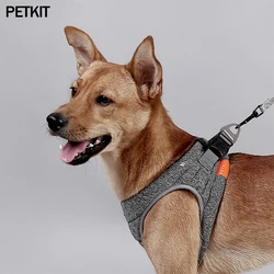 PETKIT Adjustable Dog Chest Harness Breathable Padded Air Pro Dog Harness Vest Soft Harness For Puppy Small Medium Dogs Outdoor