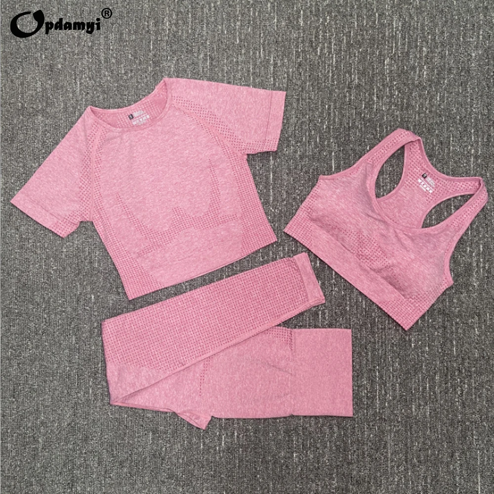 

Fashion Fitness Set Sports Crop Top Bra Leggings Suit Sports Wear for Women Workout Clothes Summer Gym Athletic Yoga Shorts Set