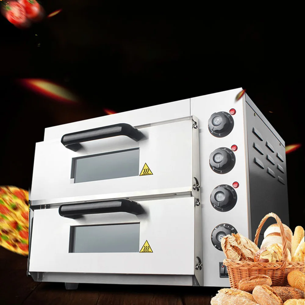 Commercial Electric Oven Double Layer Bread Pizza Tart Chicken Oven Two Layers Cake Baking Oven Machine