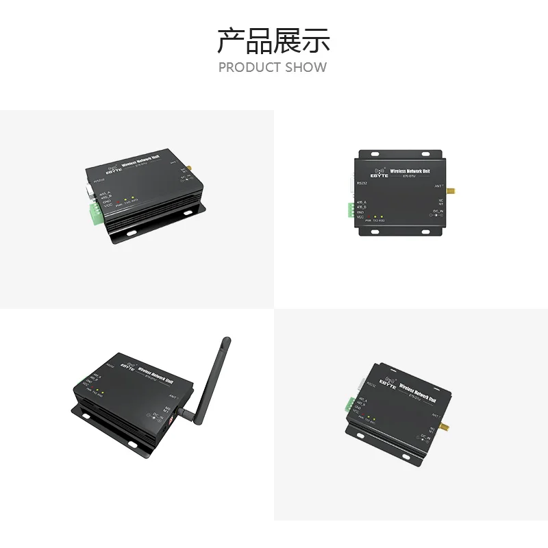 Kejiexun Rs485232 Ethernet Industrial Wireless Data Transmission Radio Star Networking E70-dtu (433nw30)