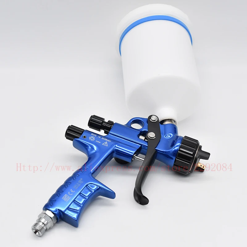 Pistola a spruzzo spruzzatore di vernice pistola a spruzzo di vernice LVLP ugello da 1.3mm pistola a spruzzo con serbatoio da 600cc pistola a spruzzo per auto strumenti per la casa