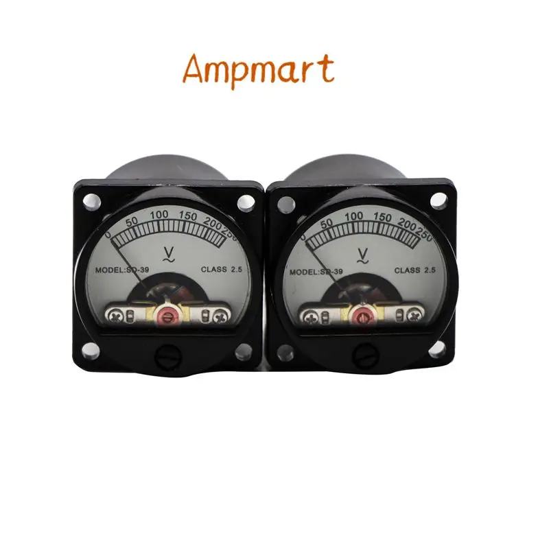 Ampmart SD-39 SD39 AC 0 ~ 250V Round Analog Volt Pointer Needle Panel Meter Voltmeter