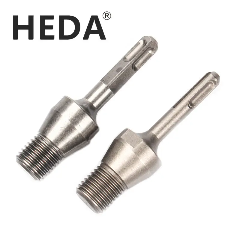 HEDA-adaptador de cenador SDS Plus de alta calidad, martillo eléctrico M22, accesorios de broca de núcleo de diamante, vástago cuadrado/redondo, 1