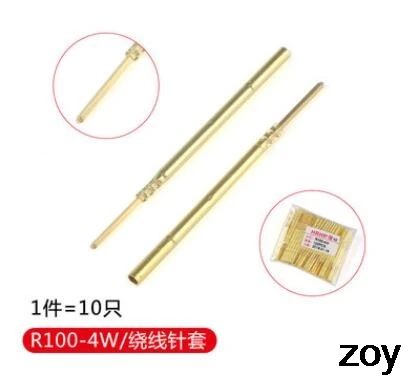 Test Probe 1.6mm Dia Barrel 37.3mm Length Receptacles P100-4W 100pcs