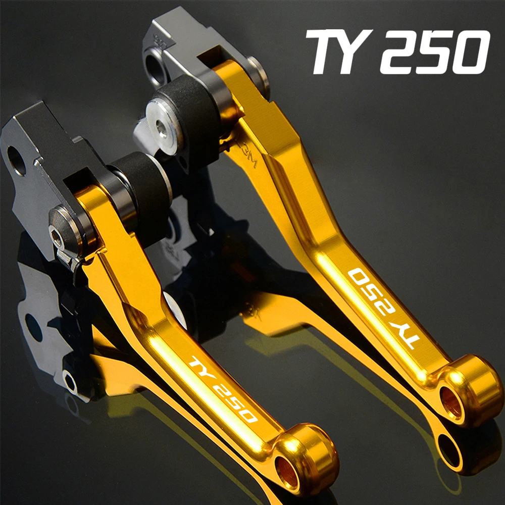 CNC Motorcycle handbrake Motocross dirt bike Pivot Brake Clutch Levers FOR YAMAHA TY250 TY 250 1991 1992 1993 1994 1995 1996