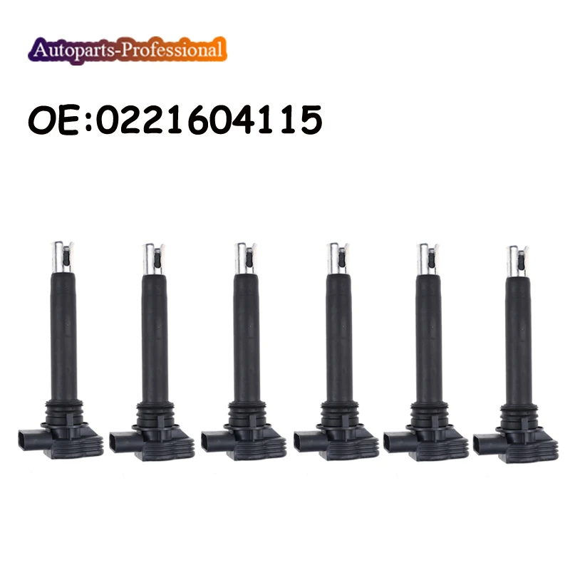 

6 pcs/lot New High Quality 0221604115 07K905715G For Volkswagen Audi 2.0T CBFA CCTA Ignition Coil car accessories