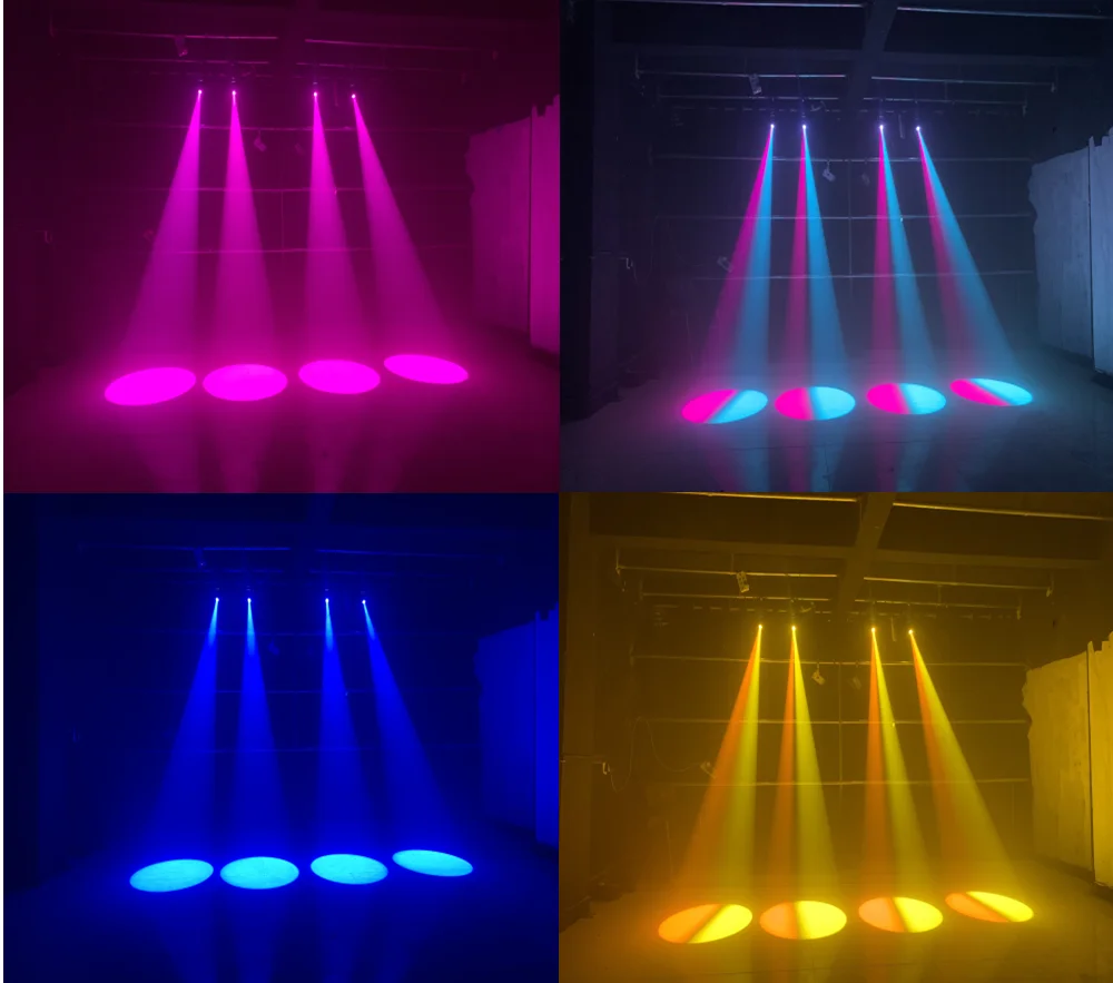 Imagem -05 - Mini Led Moving Head Spot Light dj Beam Wash Stage Effect Light Gobo Cores 75w 60w