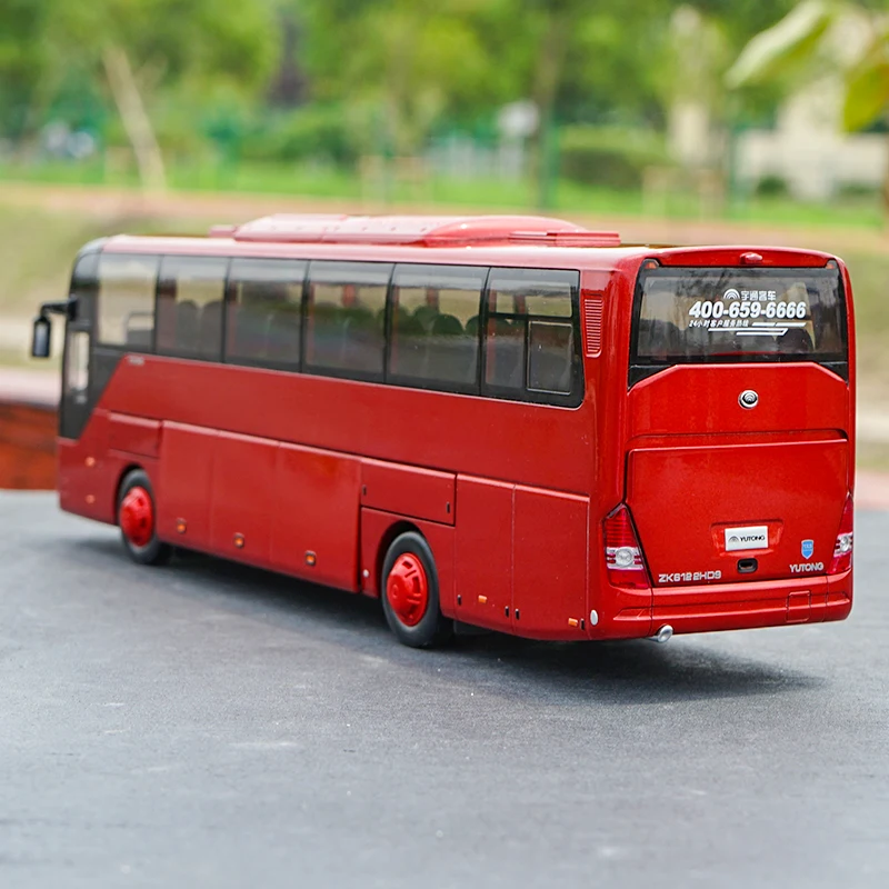 Original Authorized Authentic 1:42 ZK6122h9 bus model Diecast classic toy bus For Christmas gift,Collection,Decoration