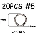 Split Ring 5 20pcs