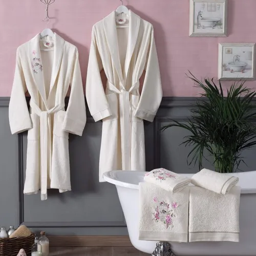 M-L Family Robe Set Shower Bathe Towel For Soft Robe Turkish Made In Turkey Manufacture Special Healthy Kurulanma