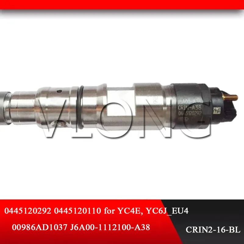 0445120110 Fuel Injector 0445120292 0 445 120 110 Common Rail Injection Spayer Nozzle For YUCHAI YC4E YC6J J6A00-1112100-A38