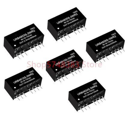 URB4803S-3WR2 URB4805S-3WR2 URB4809S-3WR2 URB4812S-3WR2 URB4815S-3WR2 URB4824S-3WR2 Ultra wide voltage input 18-75v