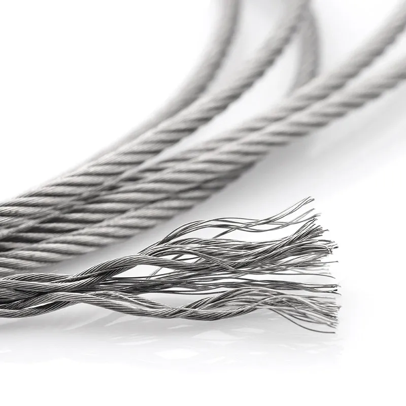 Corda de fio de aço inoxidável sofe de vários tamanhos, cabo de elevação de varal, boa qualidade, sem ferrugem, à prova d'água, comprimento 20-304 m