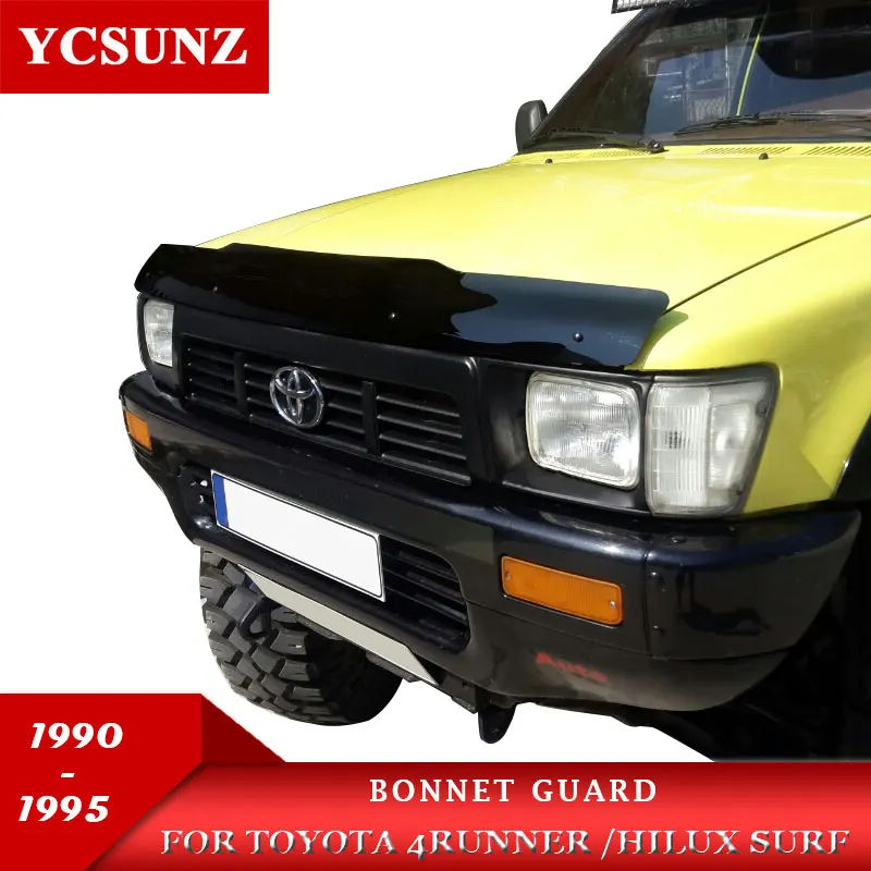 Акриловый капот для Toyota 4runner Toyota Hilux surf 1990 1991 1992 1993 1994 1995 аксессуары защита от насекомых капот