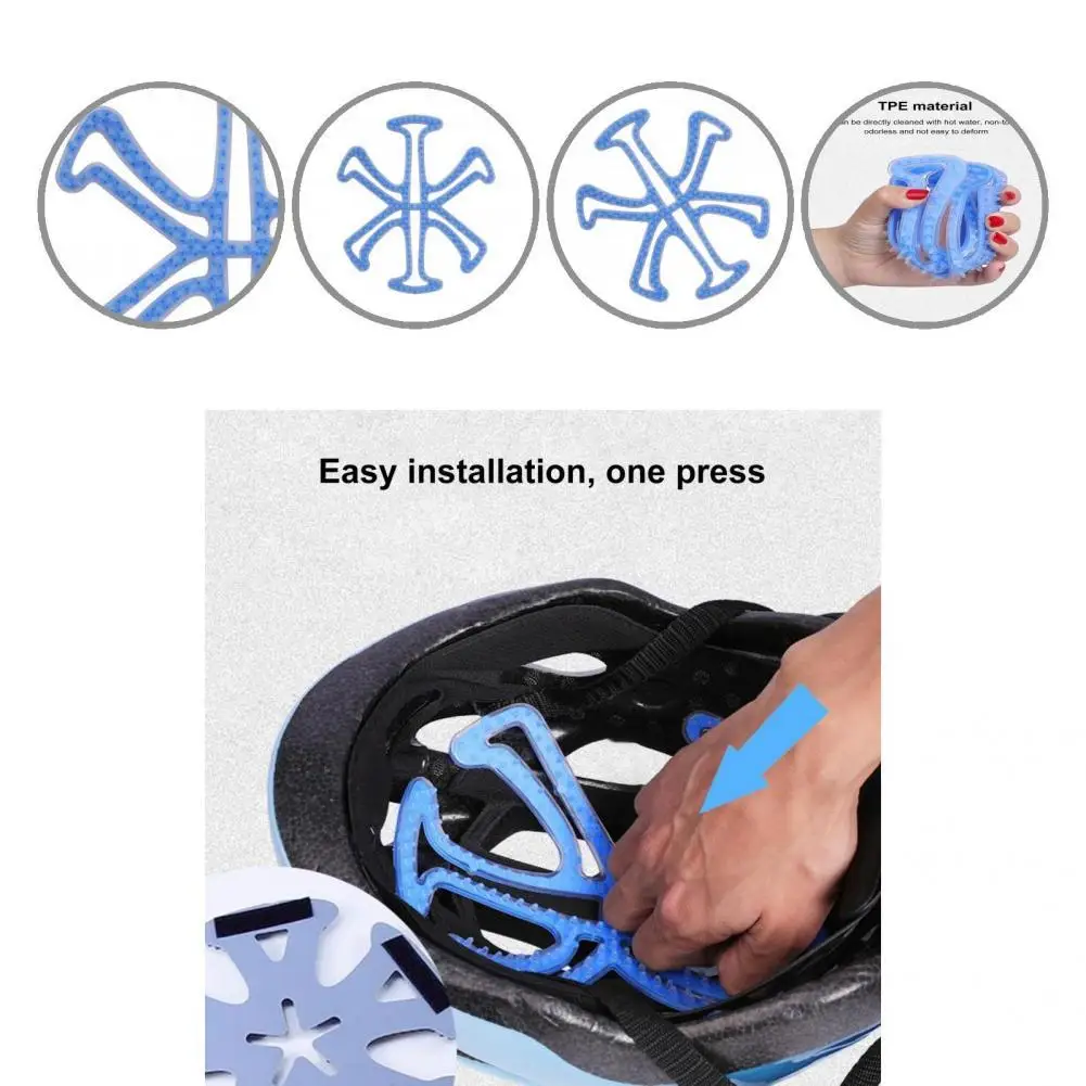 

Fashion Easy To Install One Size Helmet Pad Pressure-resistant Helmet Lining Helmet Accessory Helmet Inner Padding