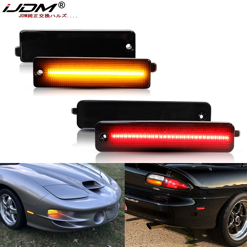 iJDM For 1998-2002 Pontiac Firebird Trans Am Front Rear Side Marker Repeater Light Turn Signal Light Lamps/Driving Lights/Parkin