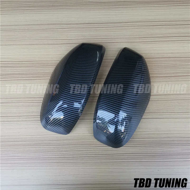 Carbon Fiber Look Mirror Cover For Honda City 2009 2010 2011 2012 2013 2014 Replacement Rear Side View Mirror Cover