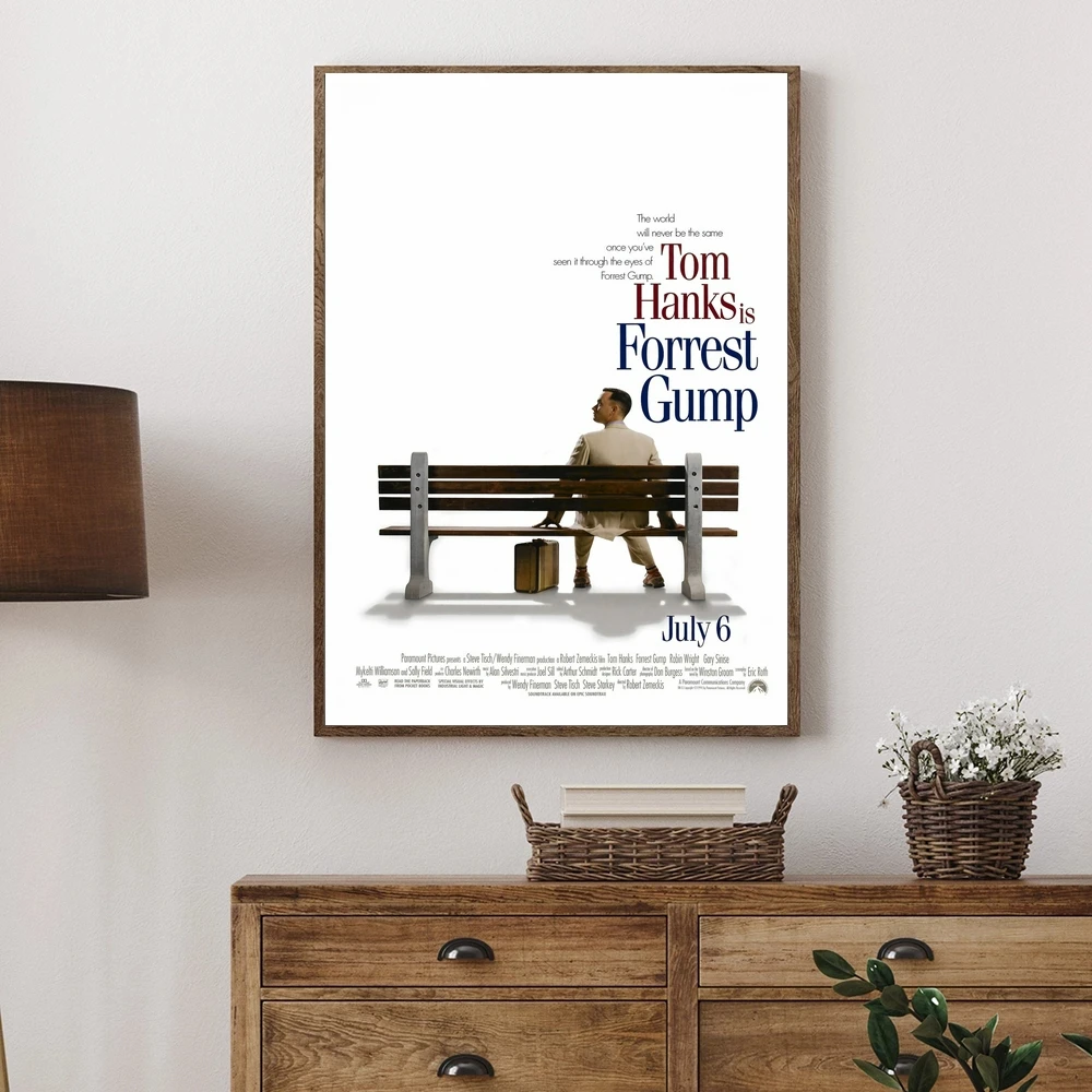 

Классический фон Forrest Gump с изображением картины на холсте для дома (без рамки)