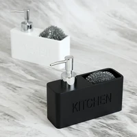 Modern kitchen accessories Soap Dispenser Set Liquid hand soap dispenser pump bottle brushes Holds and Stores Sponges Scrubbers - Image 3