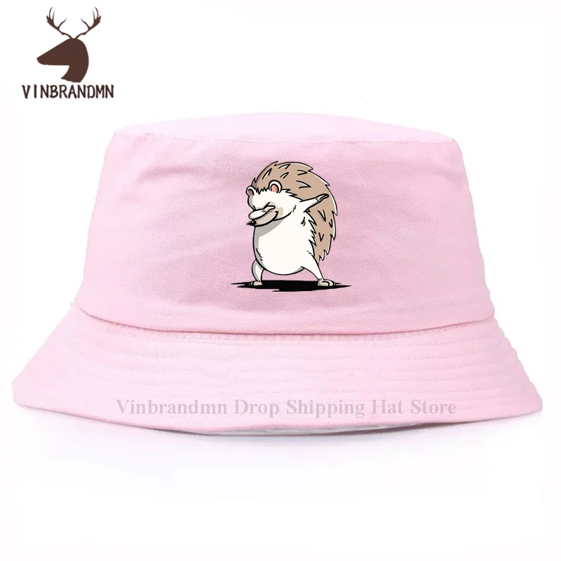 Funny Dabbing Hedgehog Baseball hat Teenage boys Comic Lovely Hedgepig Dab unisex hat youth Cute Wild Animal printed Fishing hat