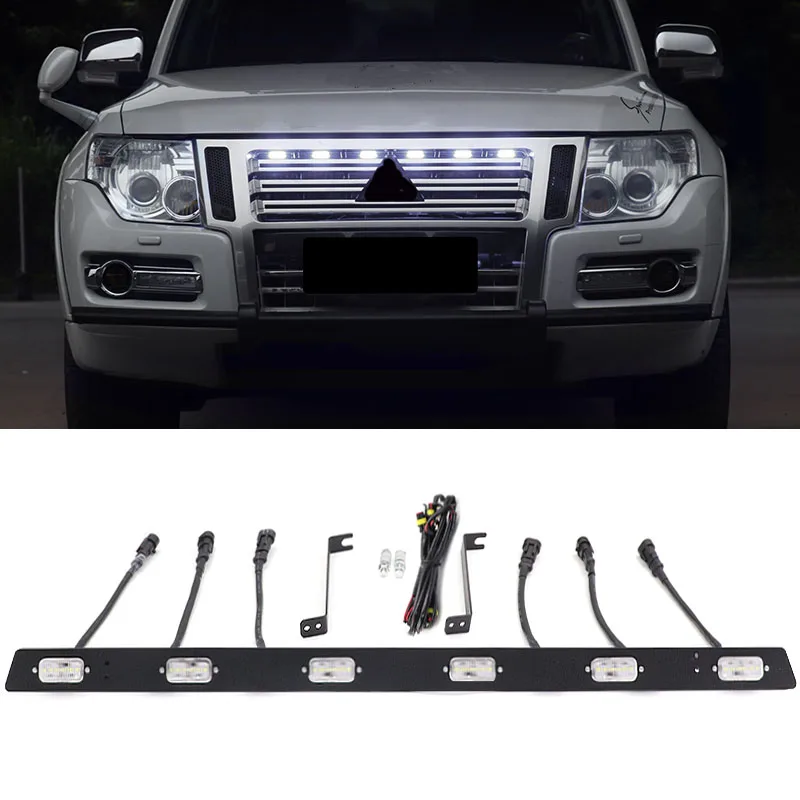 

Middle Grid Decorative Lights For Mitsubishi Pajero V97 V93 V87 V73 LED Lights