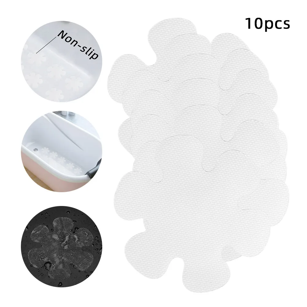 Anti-Slip Shower Sticker Flower Shape Bathtub Stickers Decals Non Slip Sticker For Bath Shower Stairs Floors Stickers Treads