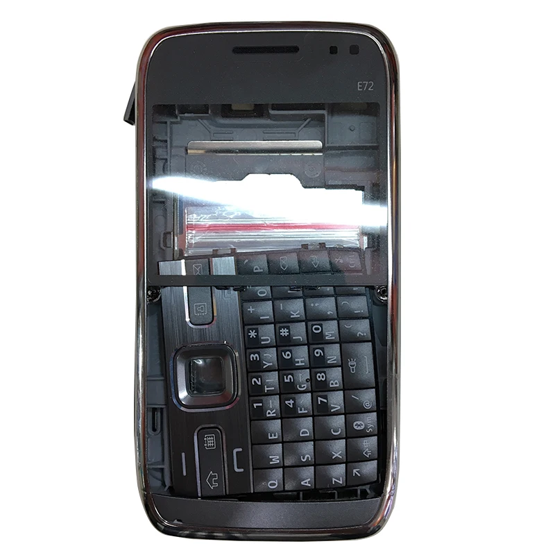 ZUGZUC New Full Housing For Nokia E72 Complete Housing Cover Of Mobile Phone + Keyboard E72 Полный корпус