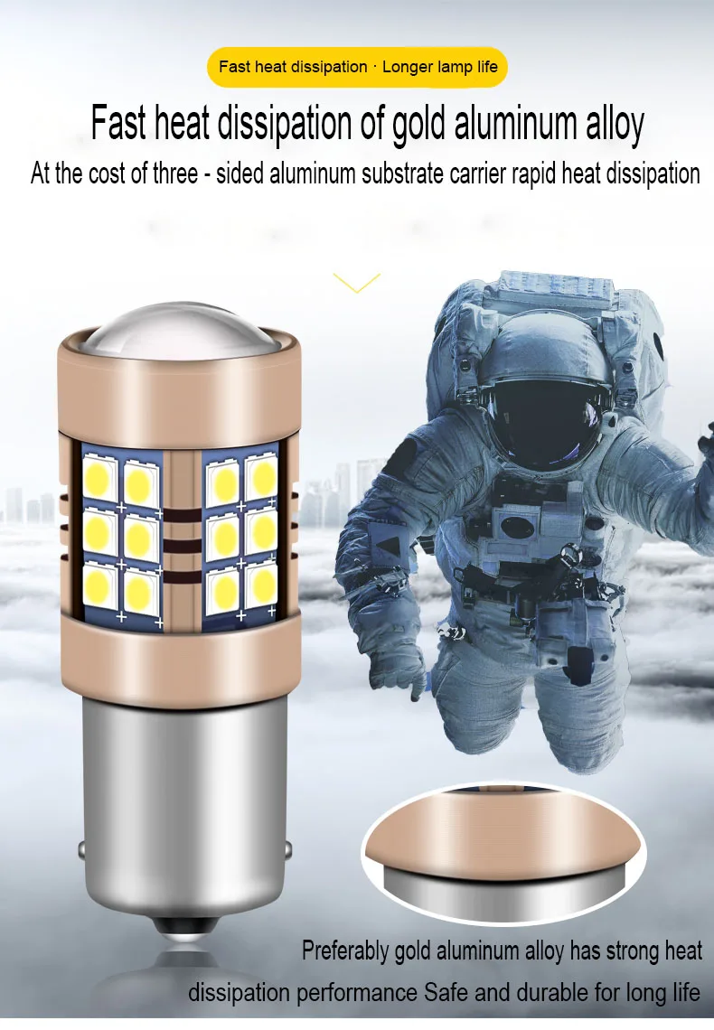 Reversing LED Light Modification Ultra-Bright Car Rogue Reversing Light Bulb Hawkeye Auxiliary Lamp Rear Tail Light T15 T20 1156