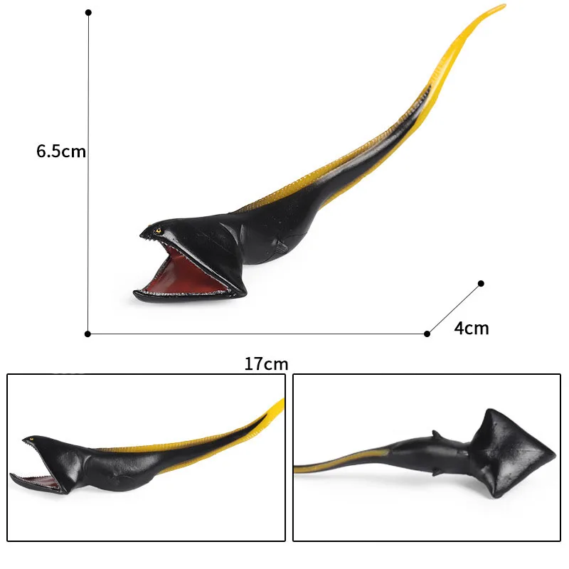 Новая модель искусственных животных, модель глубоководного морского поглощения угря, пиранхи, эхолот, рыба, экшн-фигурки, детские развивающие игрушки