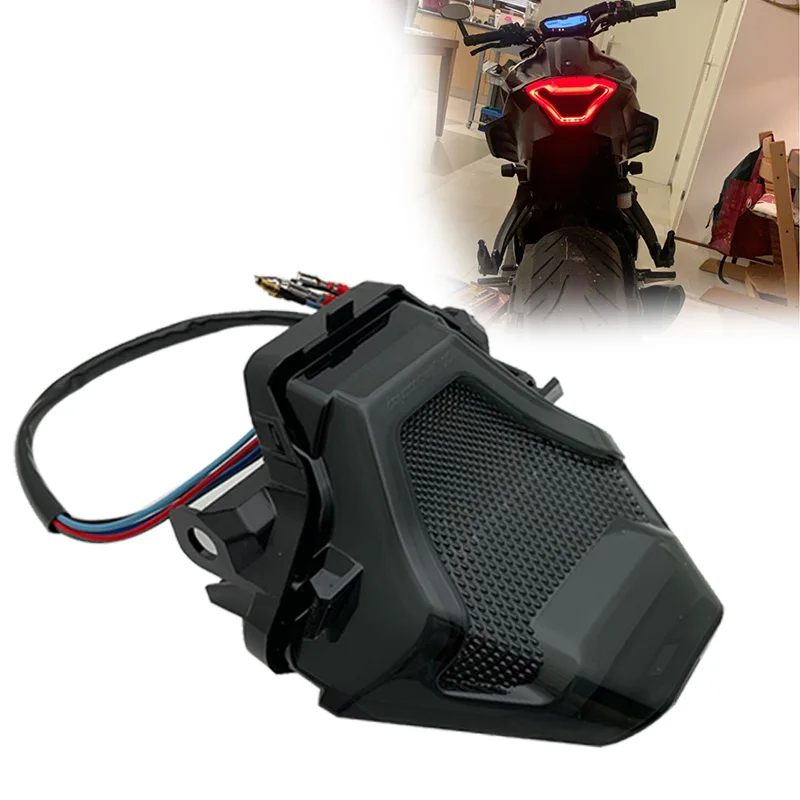 Motorcycle Integrated Brake Tail Light Taillights LED Brake Turn Signal Lights For Yamaha Y15ZR LC150 MT07 MT25 R25 R3