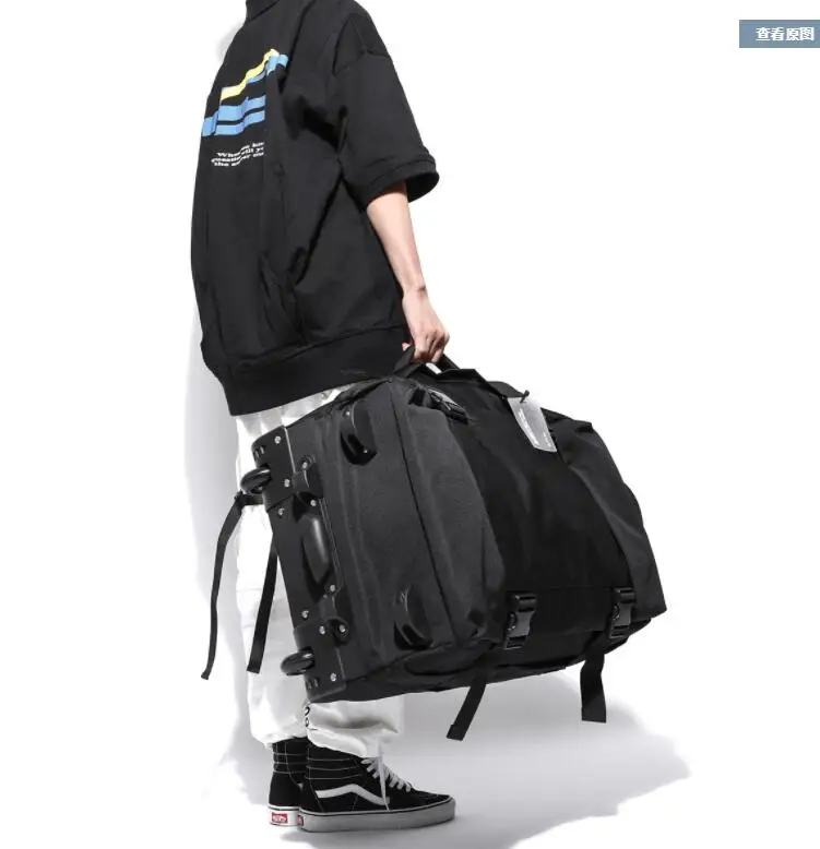 Travel trolley bags men 24 Inch Travel trolley Rolling Luggage bags Women wheeled bag oxford large baggage suitcase on wheels