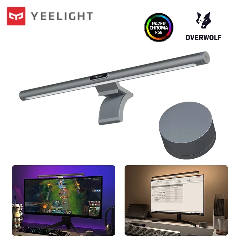 Yeelight LED Screen Light Bar Pro Computer Display Hanging Lamp Game Bar RGB Ra95 Dimmable Color Temperature Wifi Smart Control