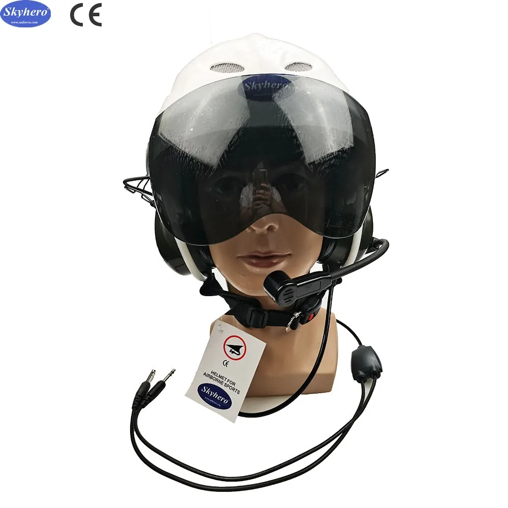 Paramotor Helmet with Noise Cancelling, Powered Paragliding Training, PPG Helmet for Sale