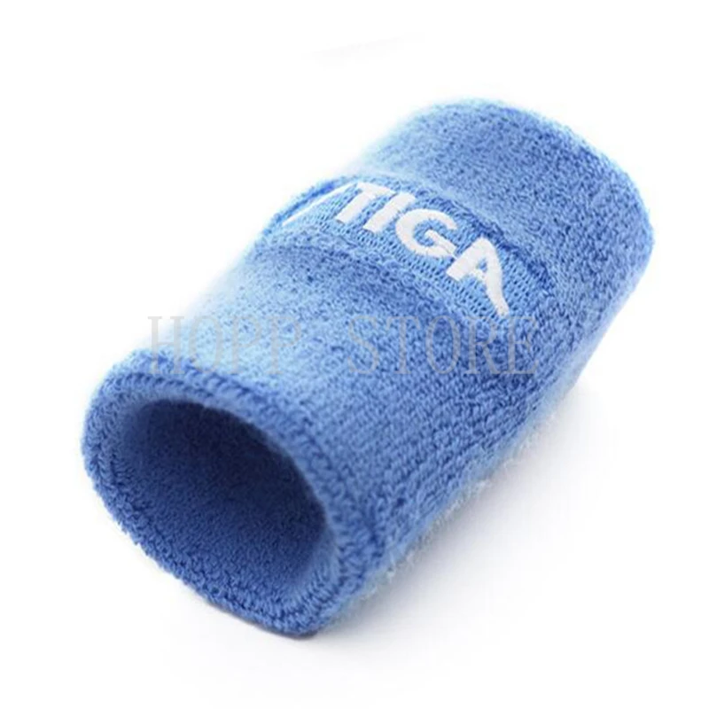 Stiga กีฬาผ้าฝ้ายผ้าพันคอสายรัดข้อมือ Wrap กีฬาสายรัดข้อมือสายคล้องคอ Gym Protector