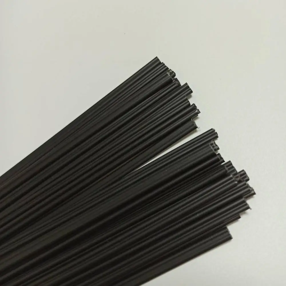 Imagem -03 - Plastic Welding Rods Suprimentos de Forma Triangular 2.5 mm Pacote de 300 mm 30 Pcs Preto pp