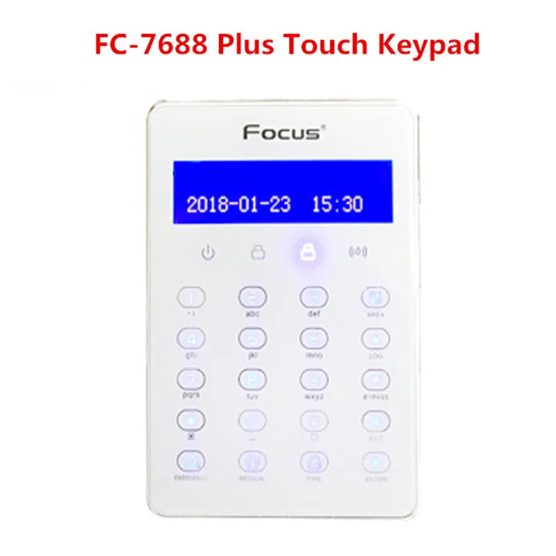 Tập Trung FC-7668Pro TCP IP RJ45 Ethernet GSM Có Dây An Ninh Nhà Báo Động 8 Buse Khu Và 88 Vùng Có Dây Điều Khiển Bằng ứng Dụng Và WebIE