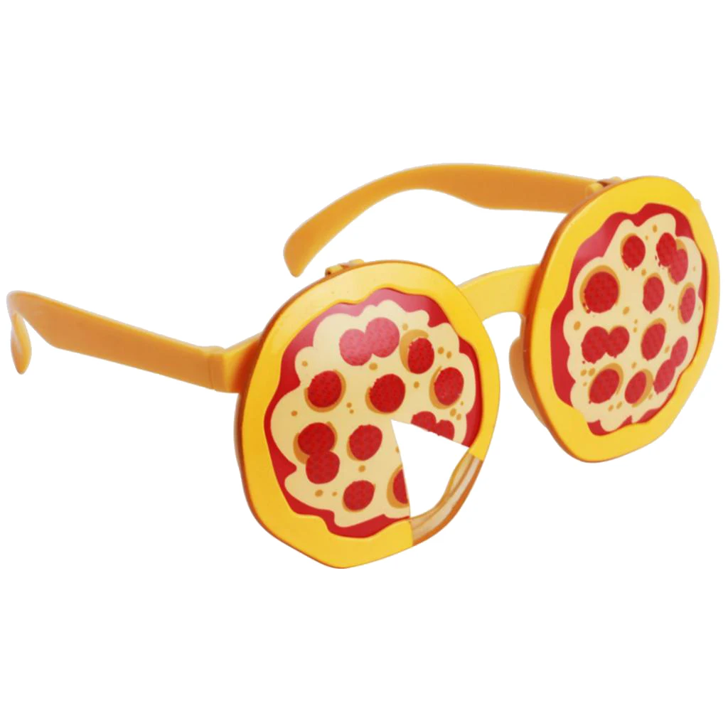 Novelty Pizza Sunglasses Funny Party Glasses Shades Costume Accessories